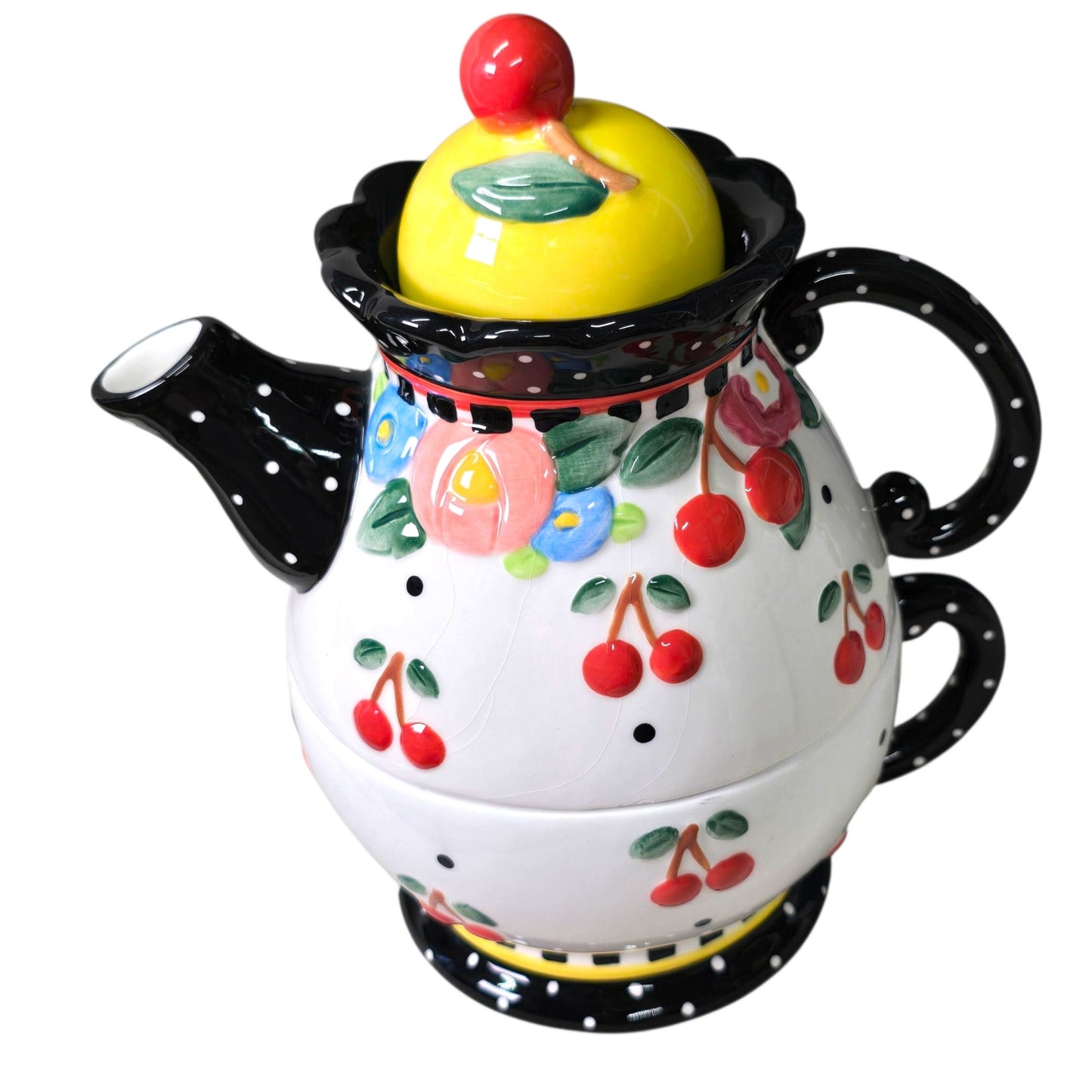 Mary Engelbreit CHERRIES Oh SO BREIT Tea-For-One ME Vintage
