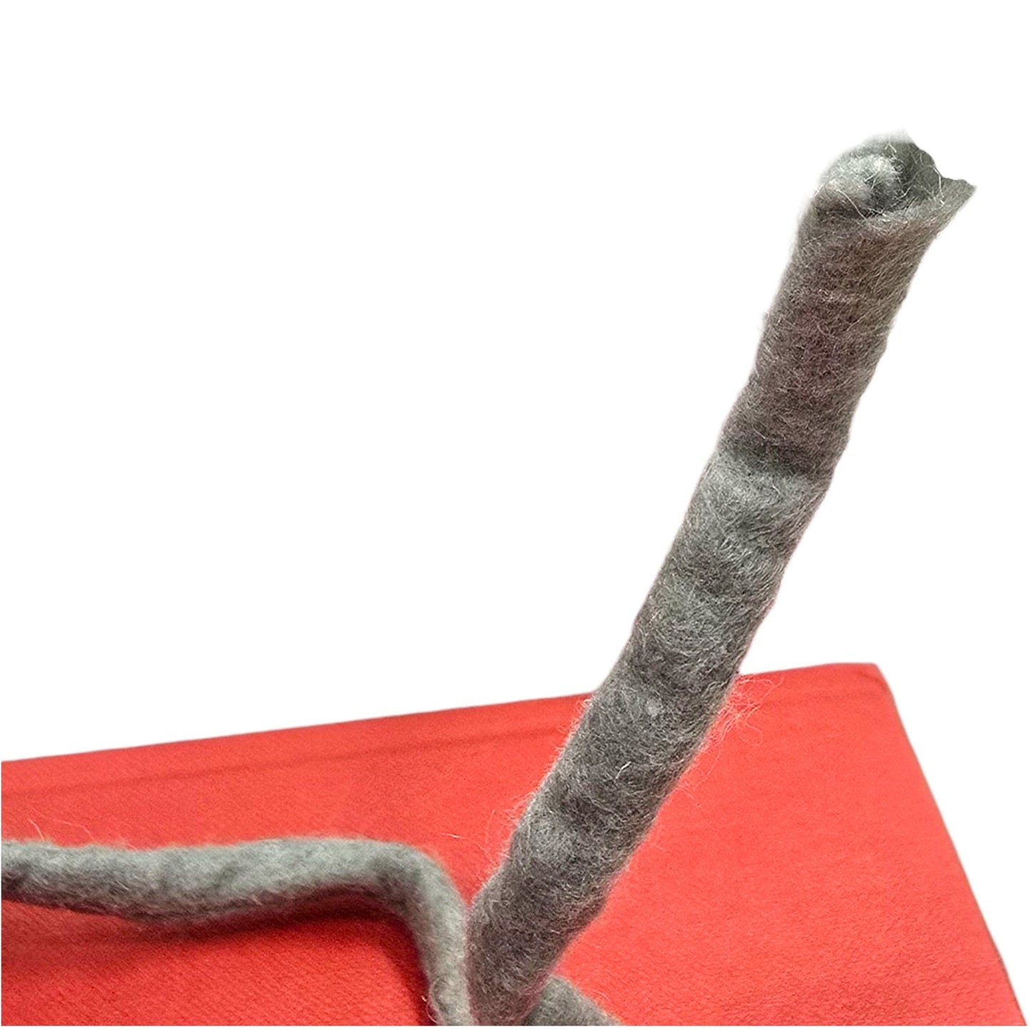 Vtg Annalee 1989 Christmas Mouse Felt Doll Green Scarf Santa Hat Holiday Decor