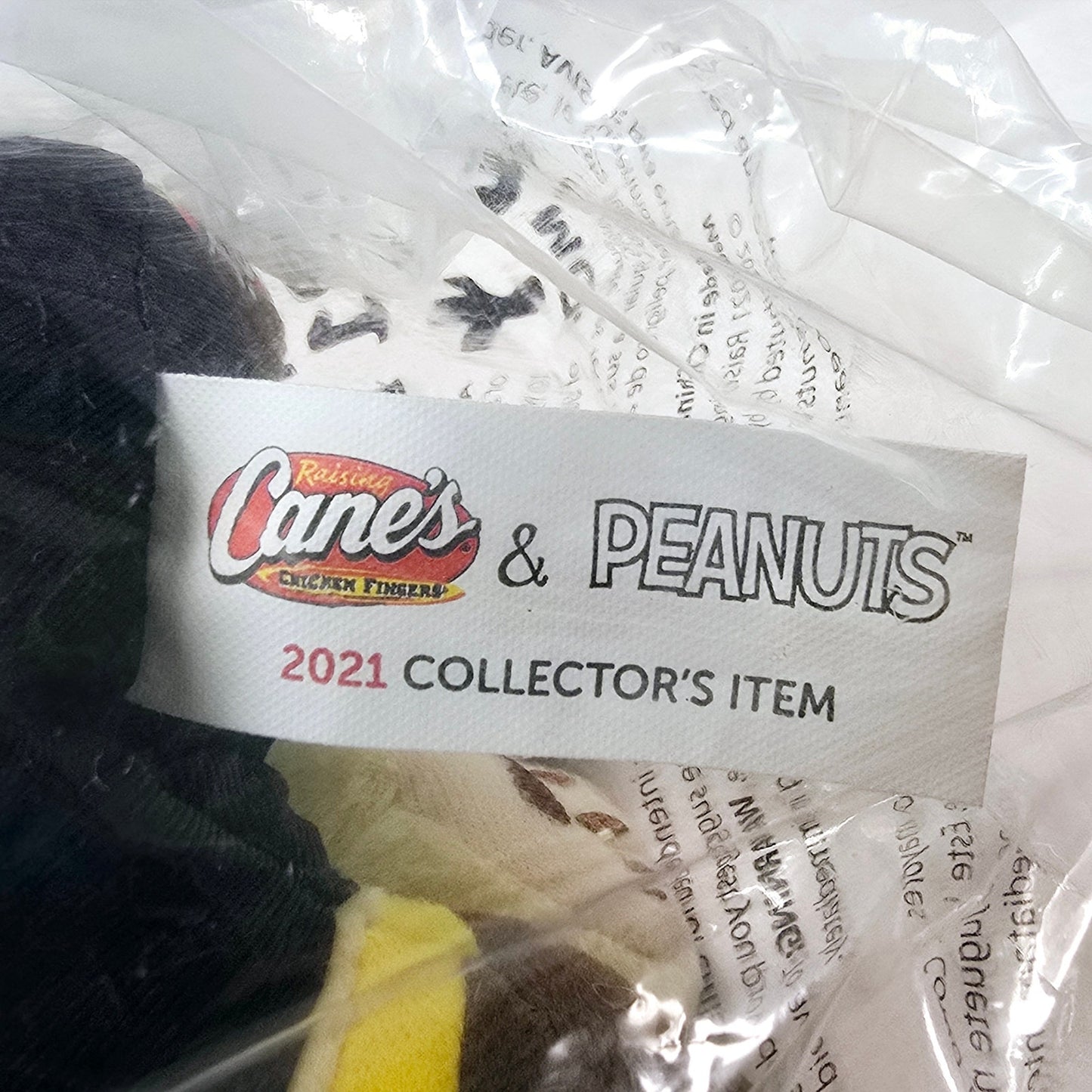 Raising Canes Charlie Brown Peanuts Dog 2021 Plush Puppy New in Package