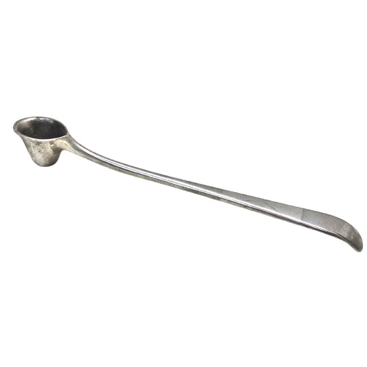 Vintage Silver Plated Candle Snuffer Cavalier Helmet Shape 9.75" MCM Regency