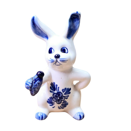 Delft Blue Bunny LIVE-CRAFTED SHAKER + 3 PINS Join me LIVE to give Input, or Give me Creative Freedom! Easter, Bunny, Delft, Spring