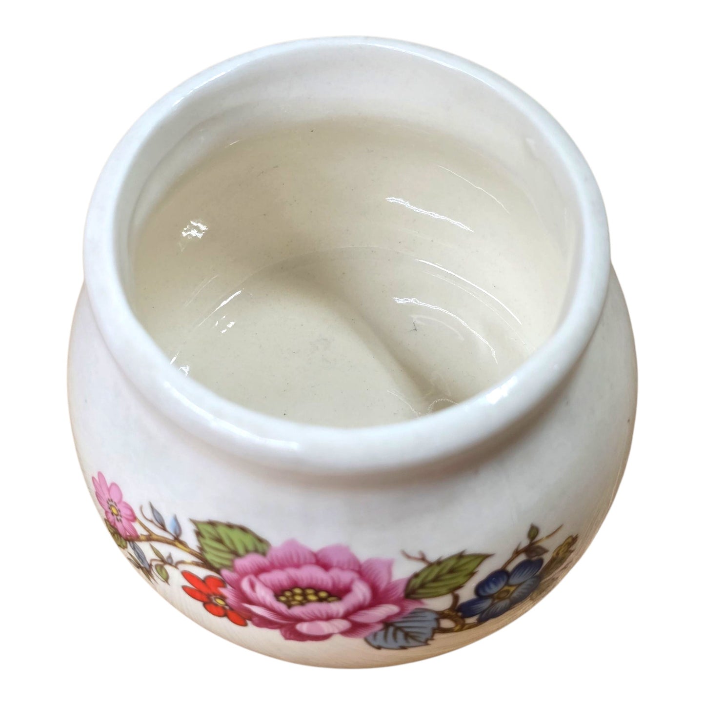 Vintage Sirius Enterprises 1985 Collector Pottery Small Bowl With Flowers