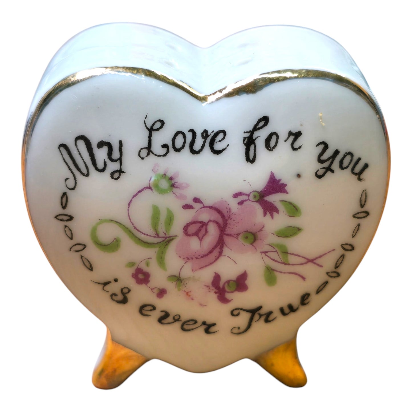 My Love for You is Ever True Enesco 2 of 2 LIVE-CRAFTED SHAKER + 3 PINS Join me LIVE to give Input, or Give me Creative Freedom! Valentine's, Heart