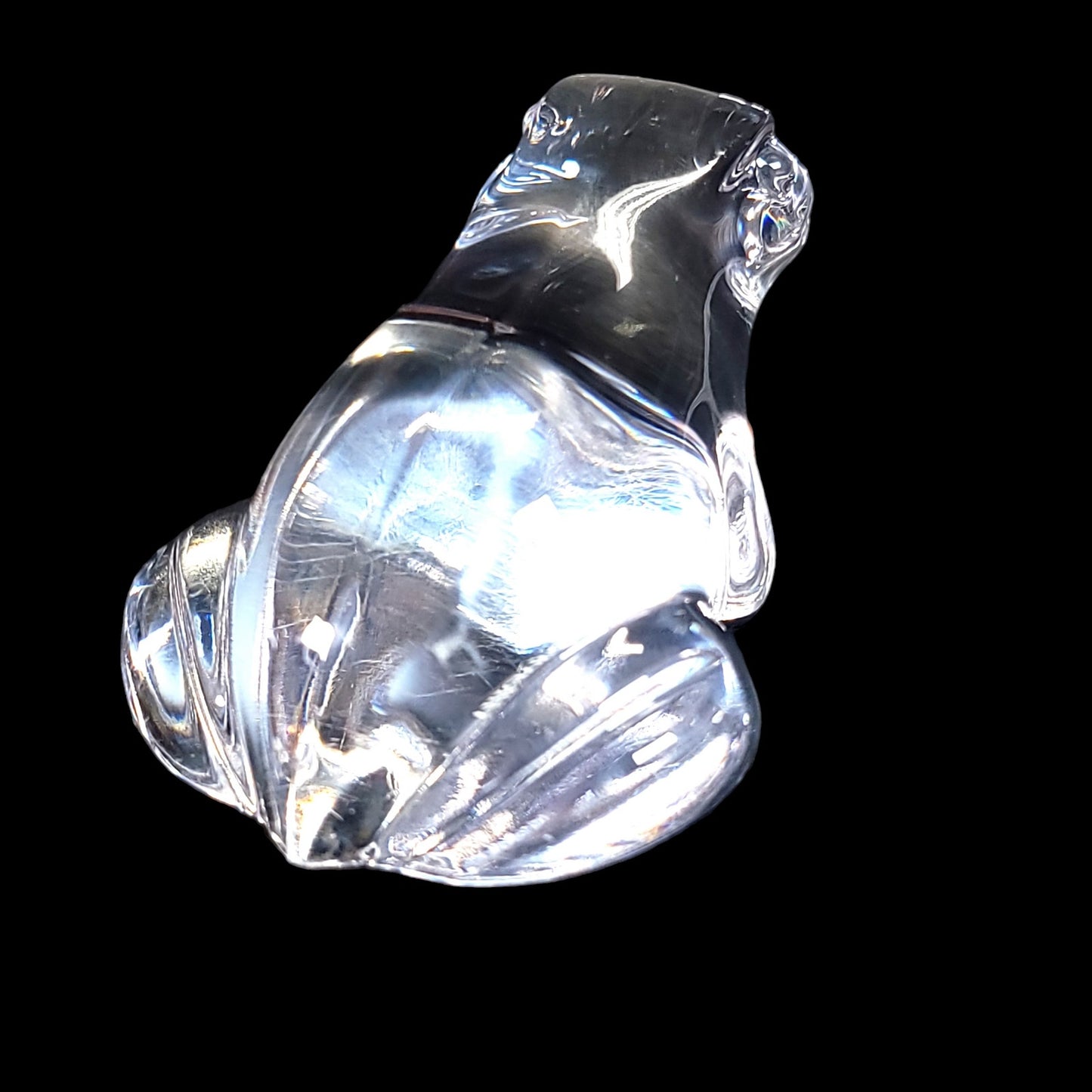 Villeroy & Bock Glass Lead Crystal Frog Paperweight