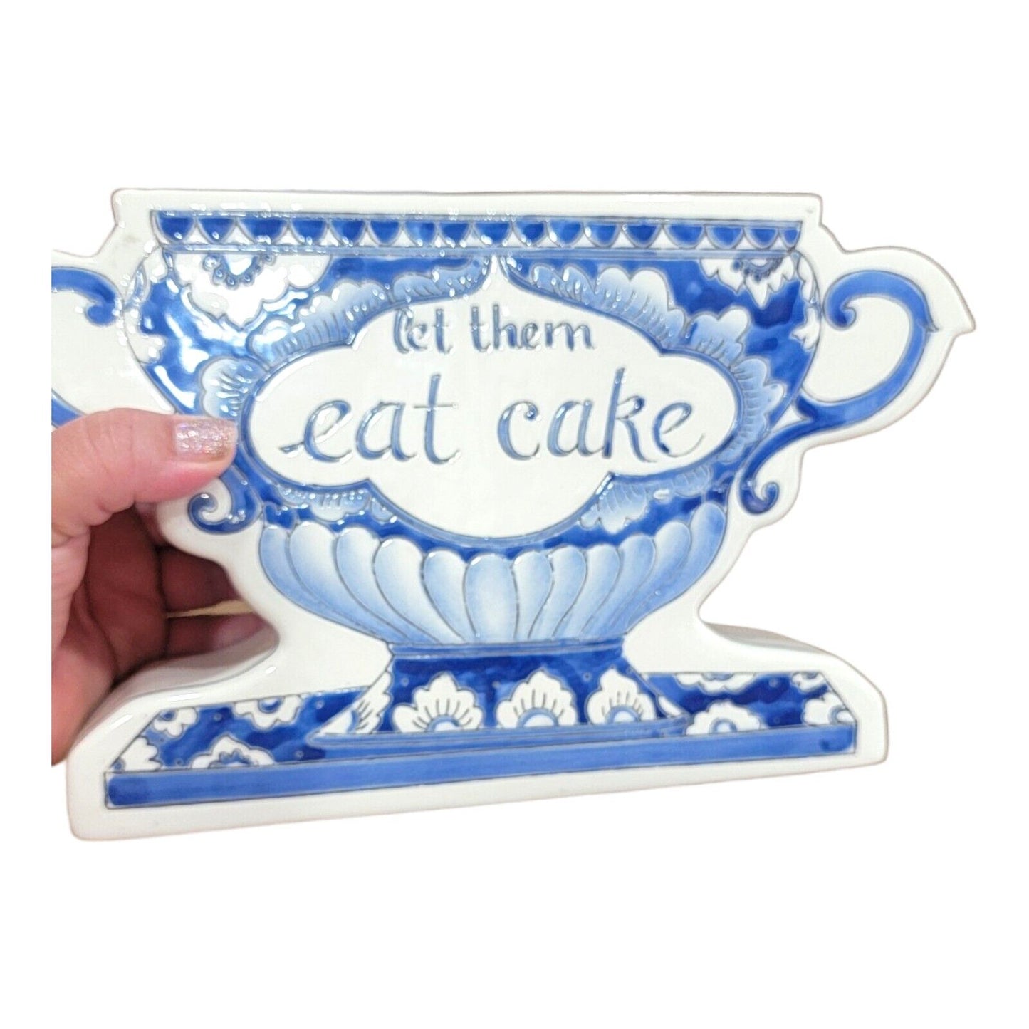 Molly Hatch Anthropologie Vase Let Them Eat Cake FLAW