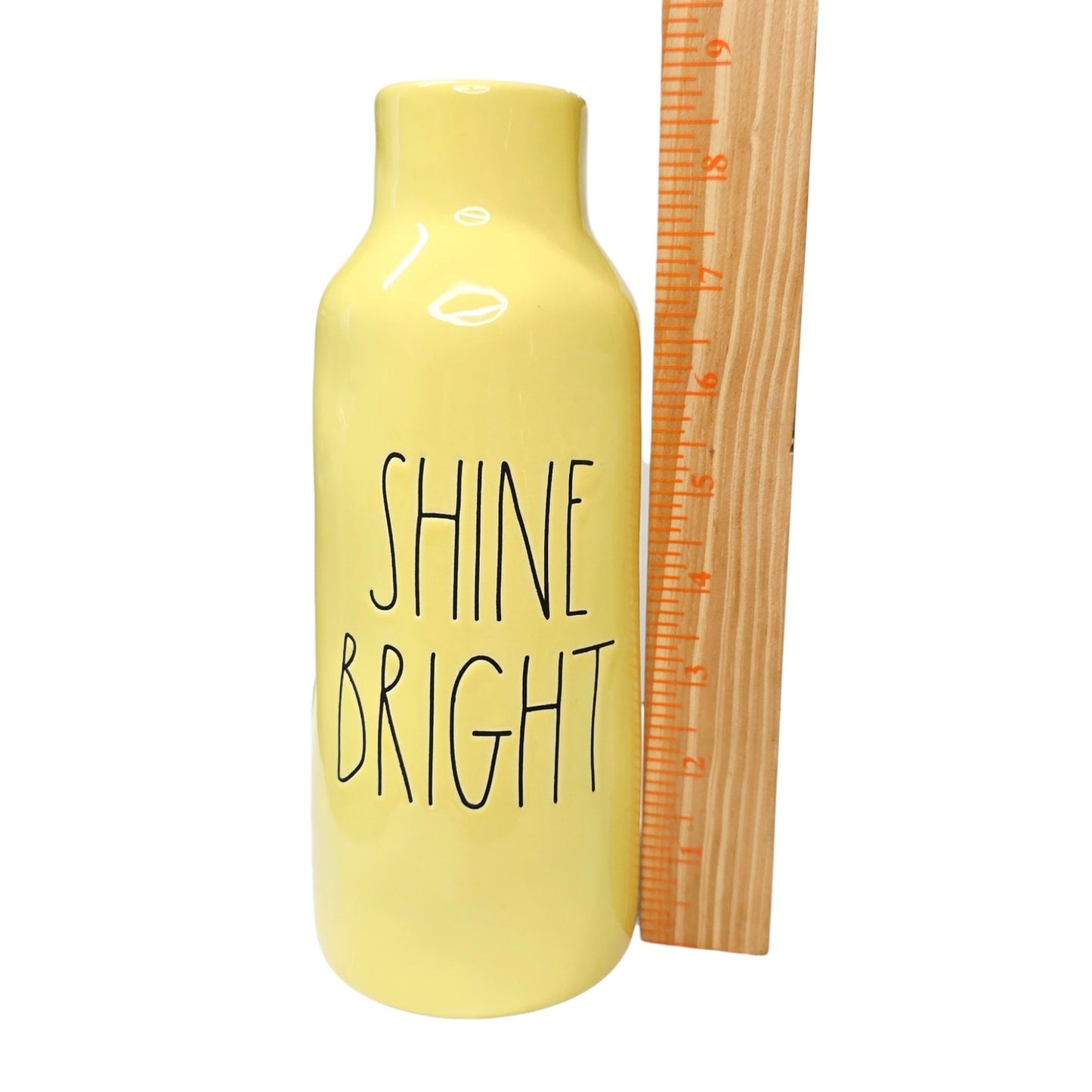 Rae Dunn SHINE BRIGHT Artisan Collection by Magenta Ceramic Vase