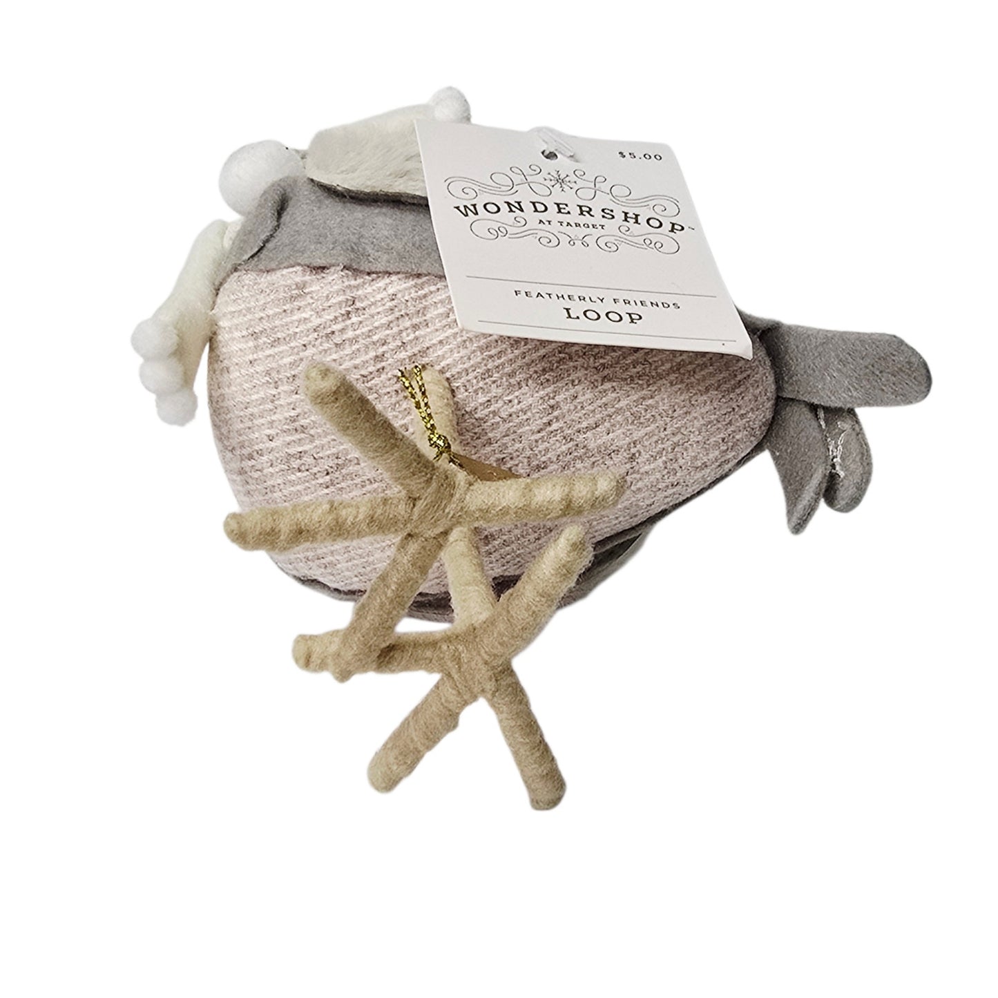 Target Spritz Bird Loop 2022 Featherly Friends Winter Christmas Gray Trapper Hat