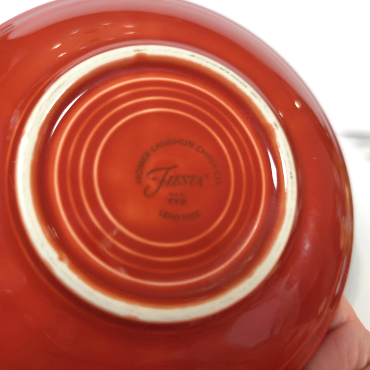 Fiesta Paprika Saucer Retired Color Homer Laughlin USA 2010 YYB