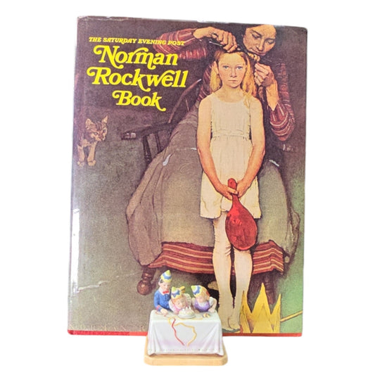 Norman Rockwell Book and Figurine Set, Norman Rockwell "Birthday Party" Figurine 1984