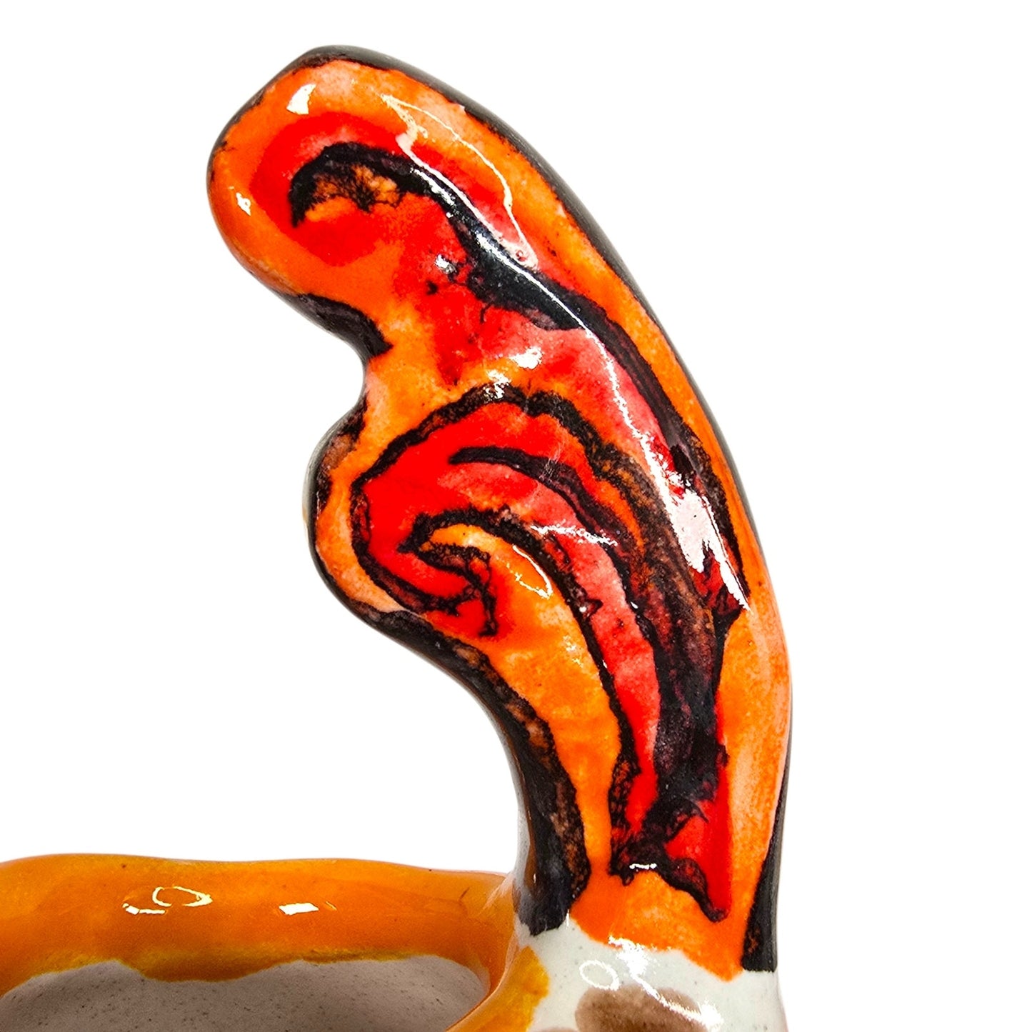 Vintage De Simone Italian Ceramic Horse Figurine Planter Mid Century Pottery