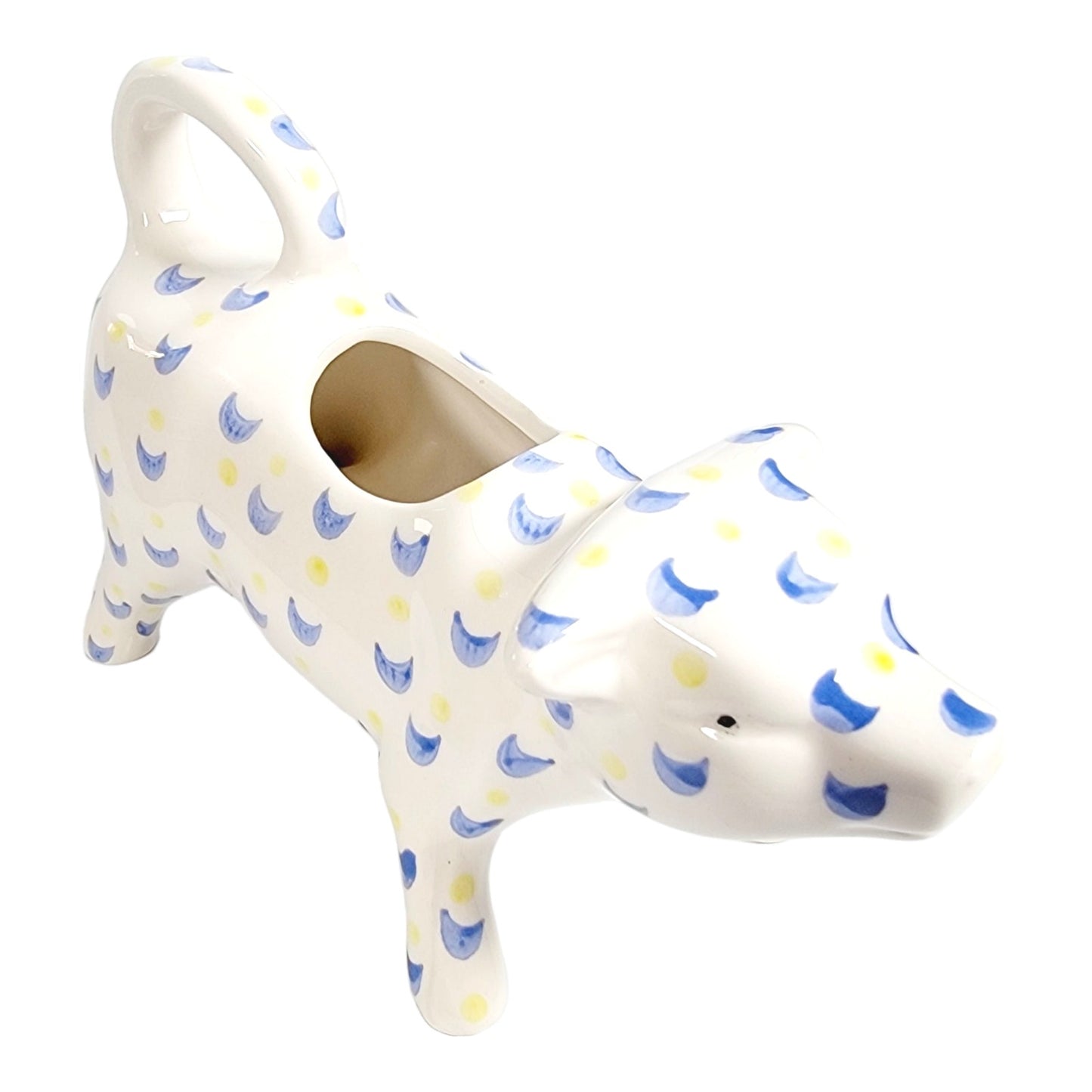 Ceramic French Country Cow Creamer & Sugar Arlington Designs CRAZED AS IS