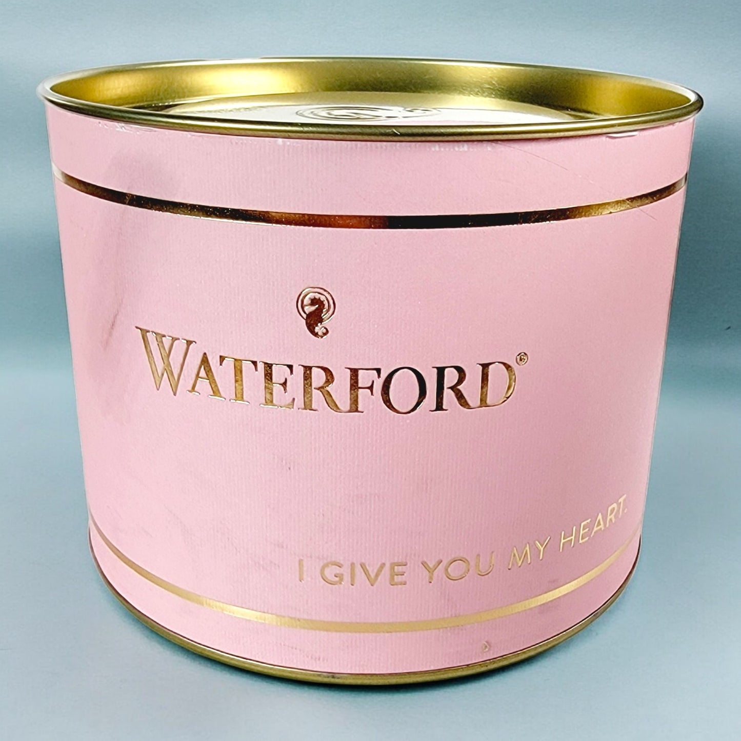 Waterford Lismore Crystal Heart Trinket Box, with Original Box