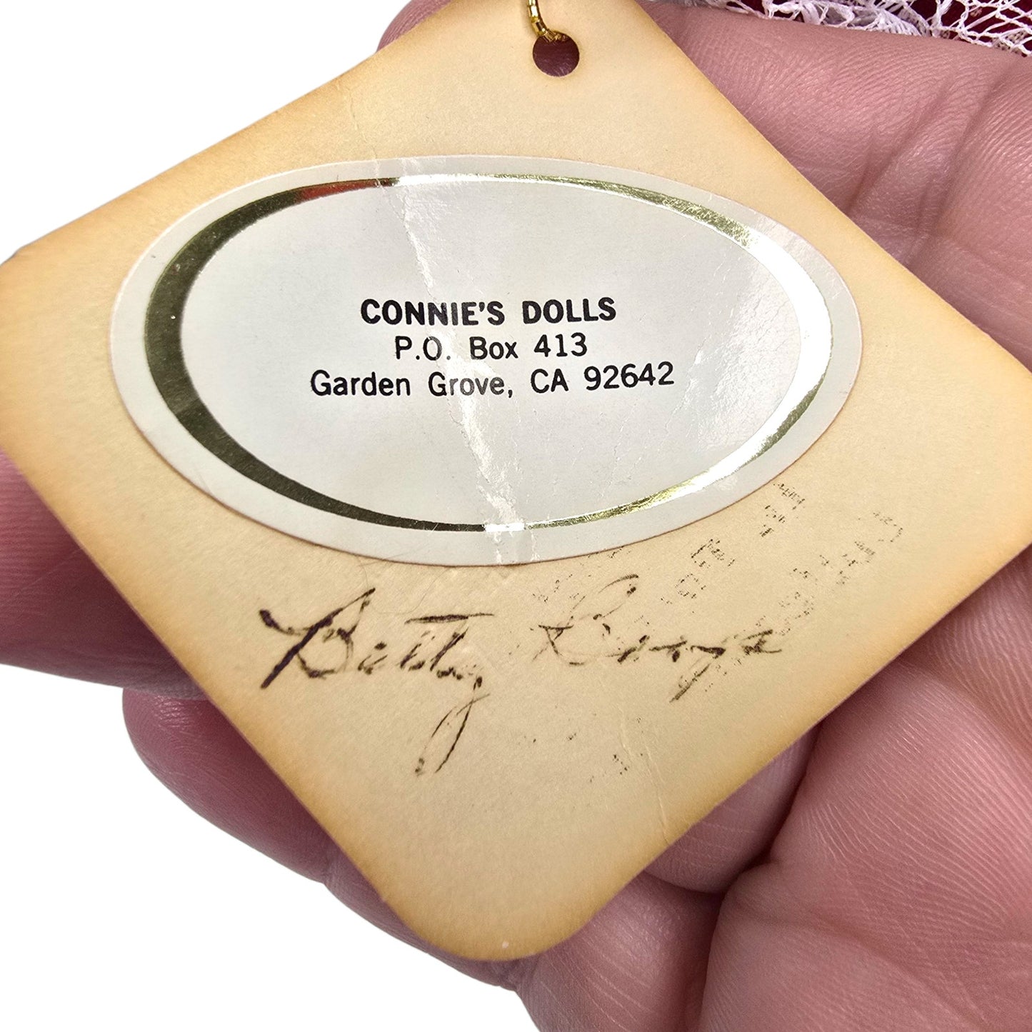 (Reserved for Customer) Fantasies in Porcelain Betty Boop Doll – 9.5" Red Lace Dress – Connie’s Dolls – Vintage