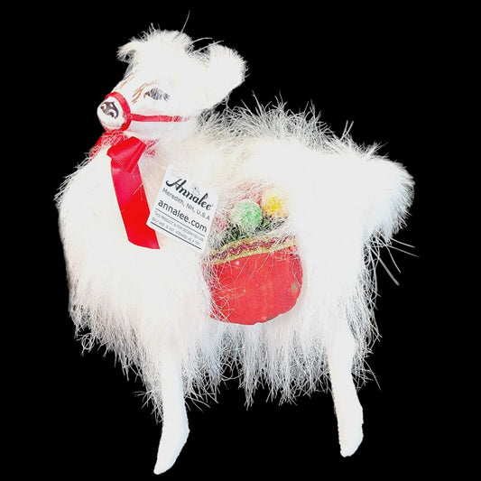 Annalee 10" Christmas Delights Llama 2012, Mobilitee Doll Llama