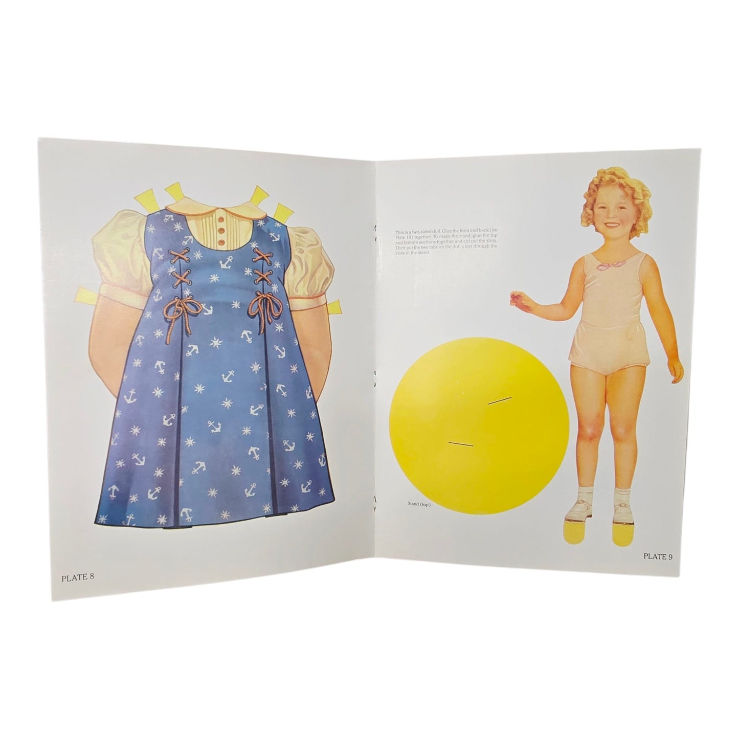 Classic Shirley Temple Paper Dolls in Full Color Dover 1986 Book