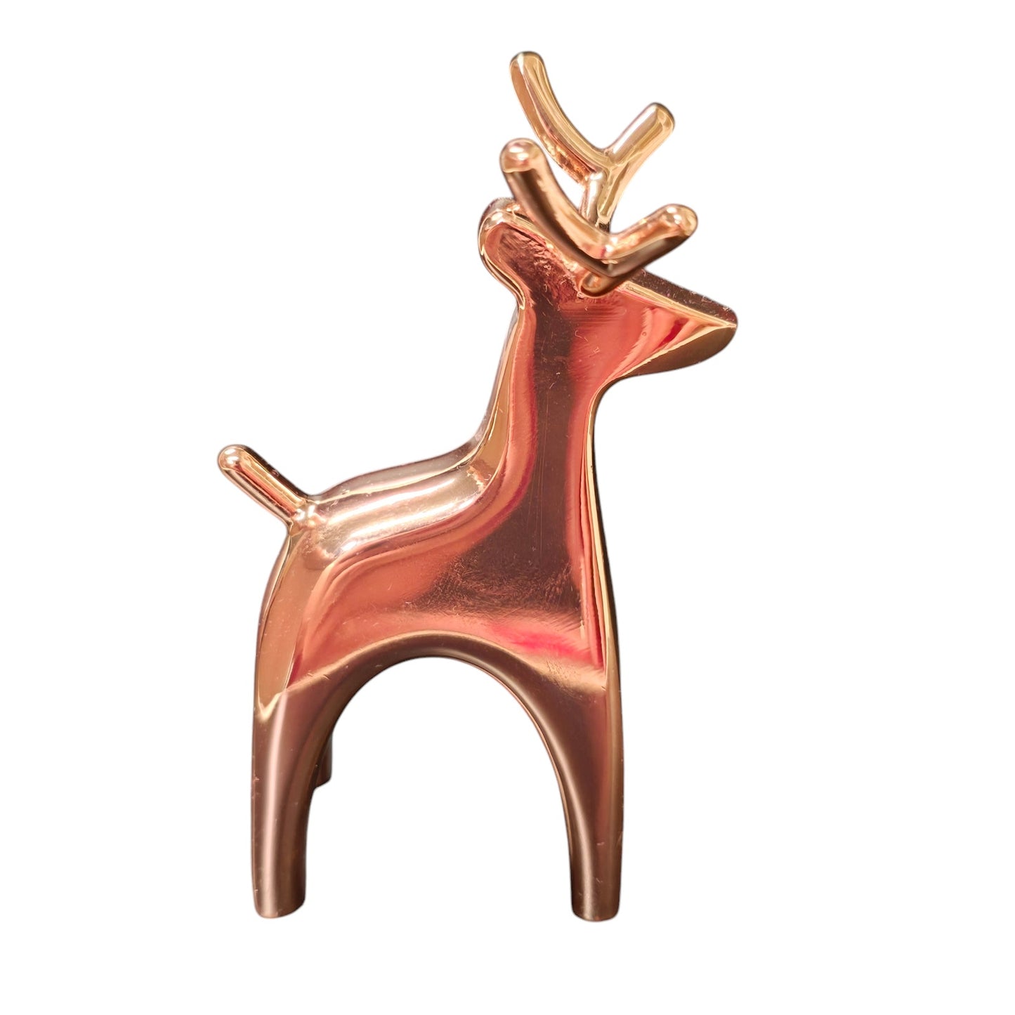 Vintage Umbra Anigram REINDEER RING HOLDER 3.25", Copper Deer