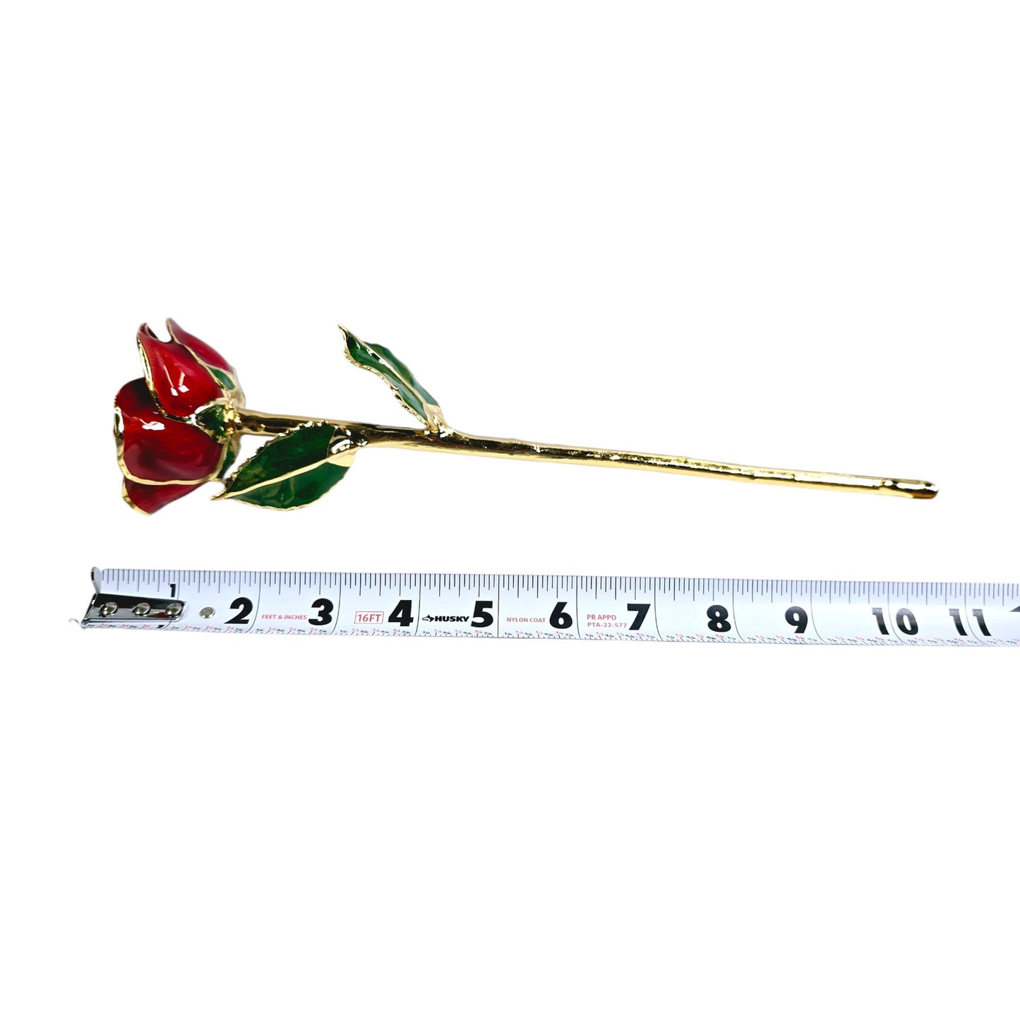 Real Rose Dipped in 24K Gold by Living Gold USA, Red Rose