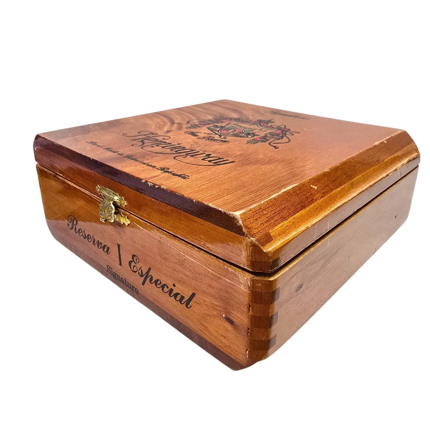 Arturo Fuente Hemingway Cigar Box Reserva Especial Empty Wooden Box Treasure Box