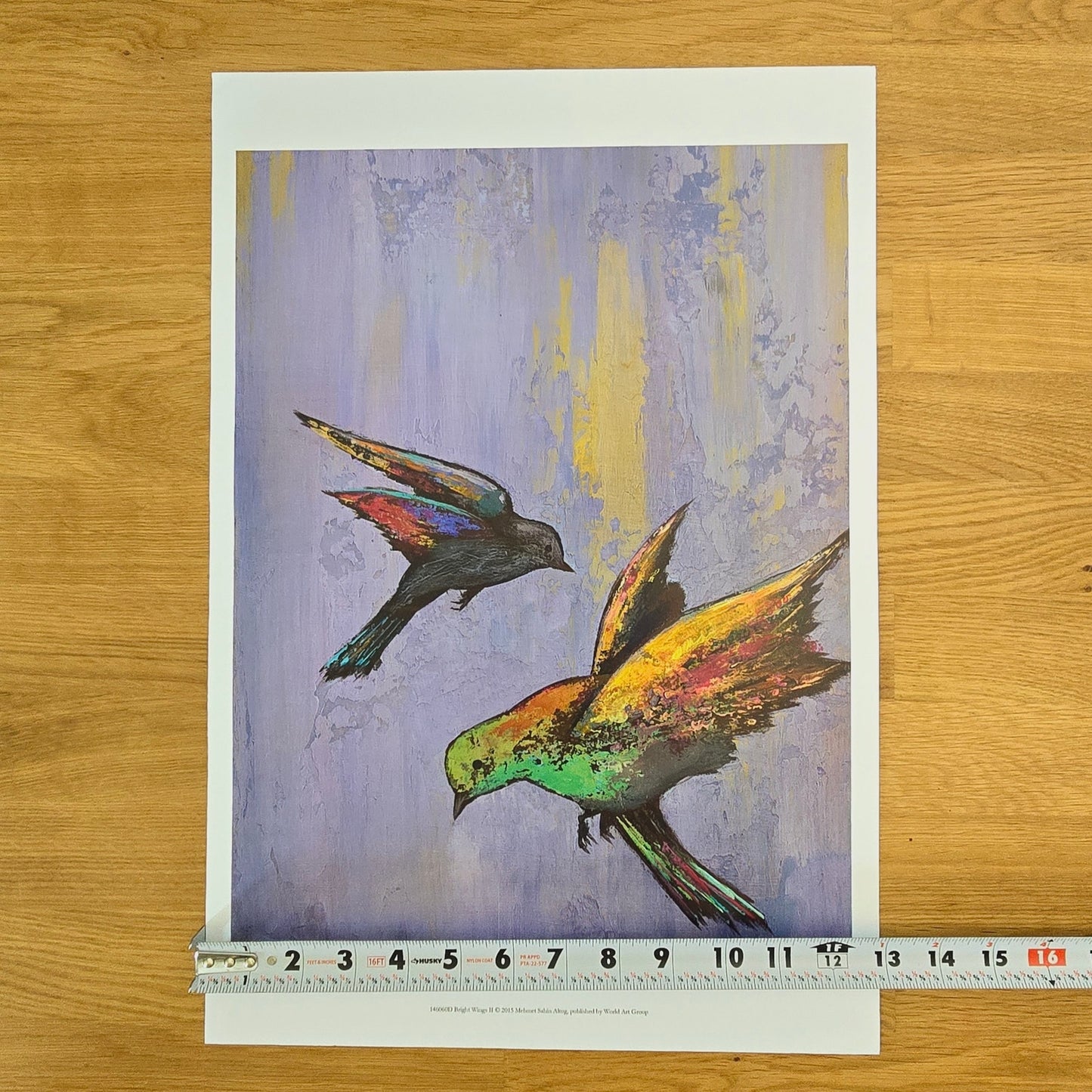 Two 16x12 Bird Art Prints: Bright Wings I & II 2015, Mehmet Sahin Altug