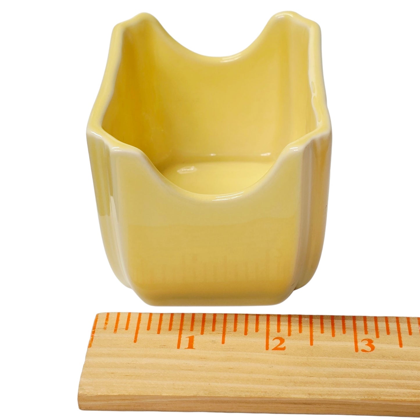 Pale Yellow Fiesta Sugar Caddy Retired Creamy Yellow Fiestaware Homer Laughlin