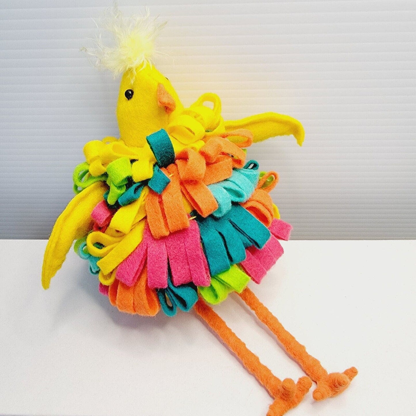 Colorful FELT Easter Chick Bird Decor, Hanging Easter Bird Decor Easter Ornament