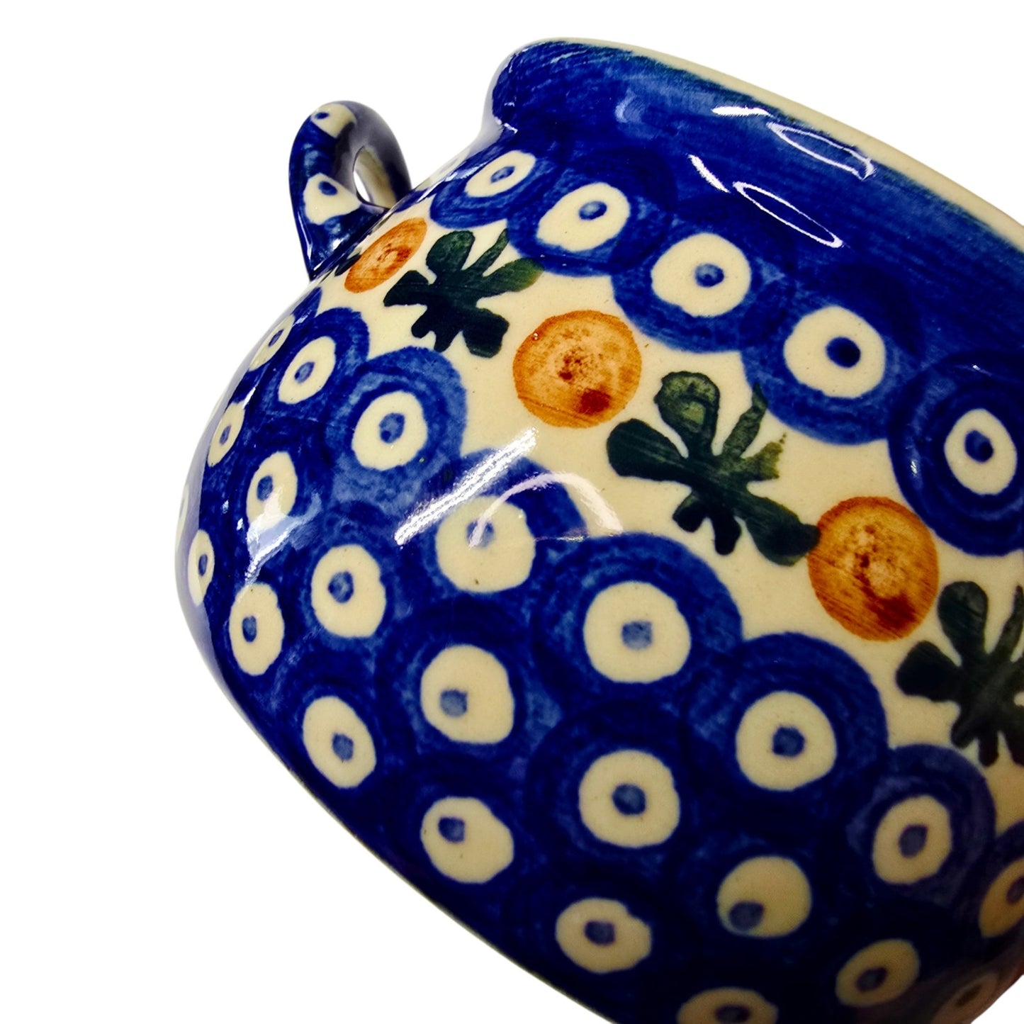 (Reserved for Customer) Boleslawiec Pottery Serving Dish and Double Handle Pot