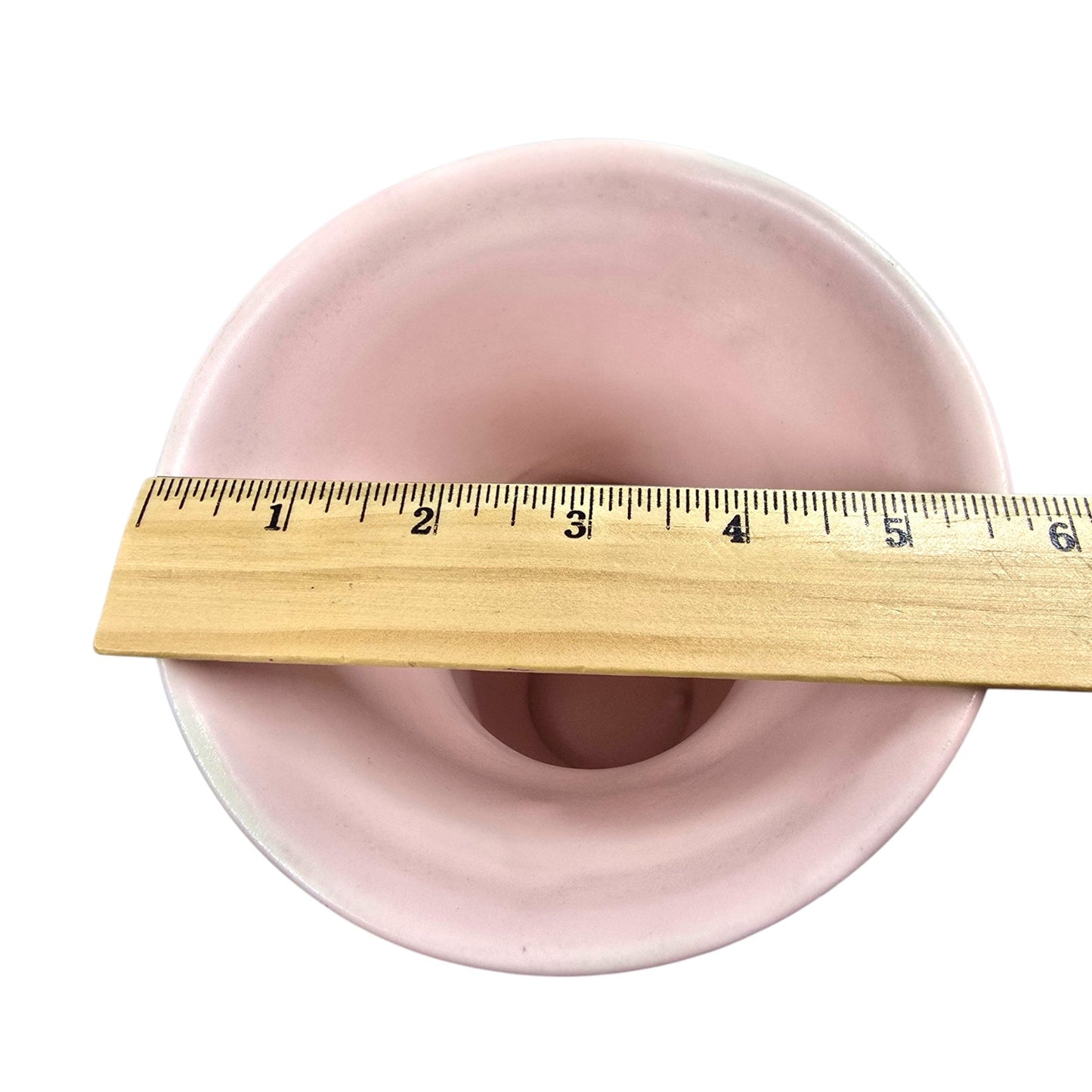(For Customer) Hyalyn Pottery Pale Pink Matte Vase Quilted Diamond MCM Hollywood Regency USA