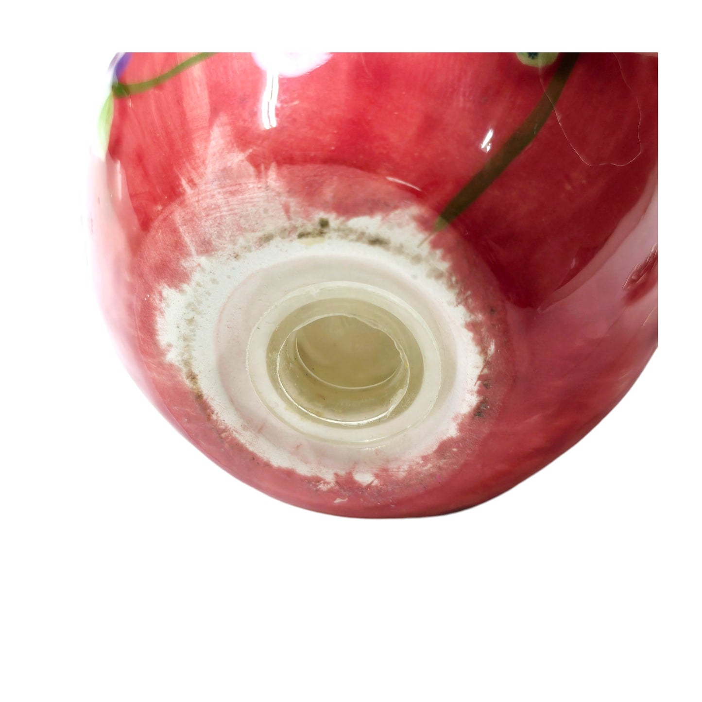 Ceramic Apple Salt Shaker Display with 3 Hat Pins