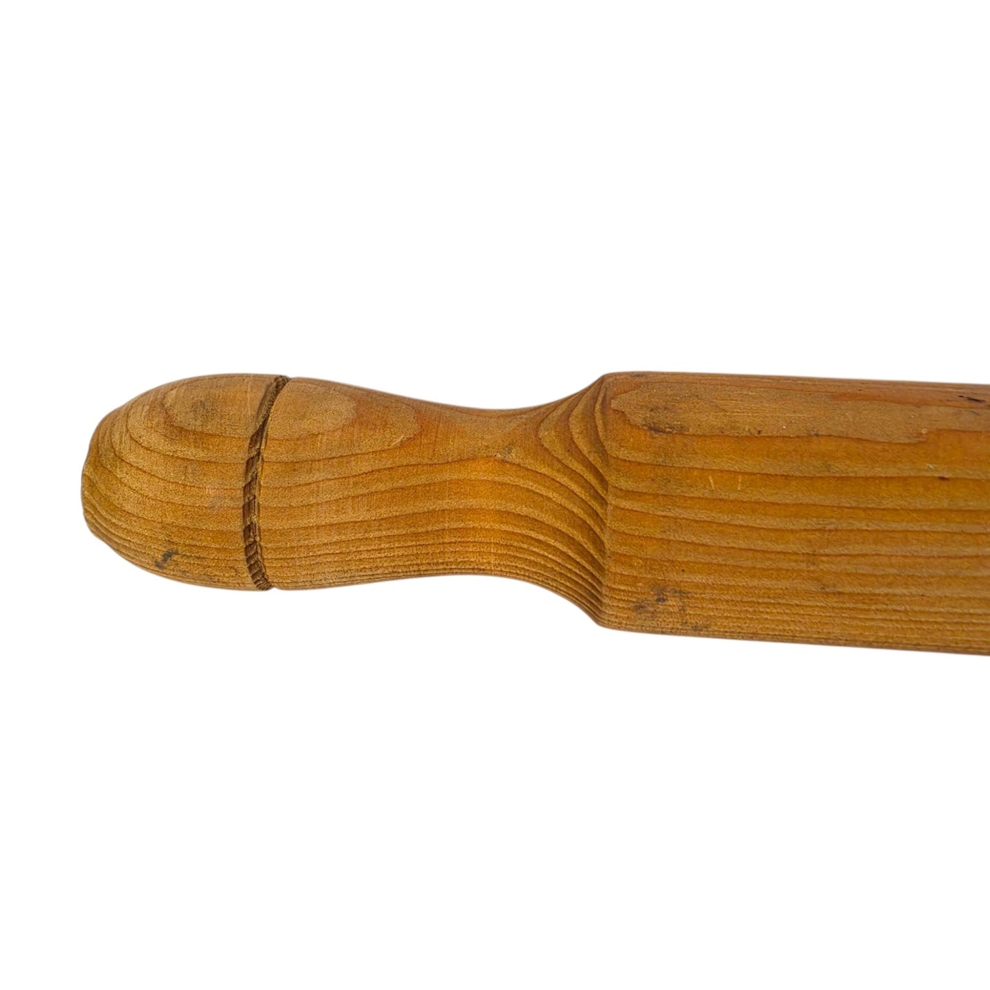 Vintage HiMark French-Style Wooden Rolling Pin Turned Wood Tapered Solid Dowel