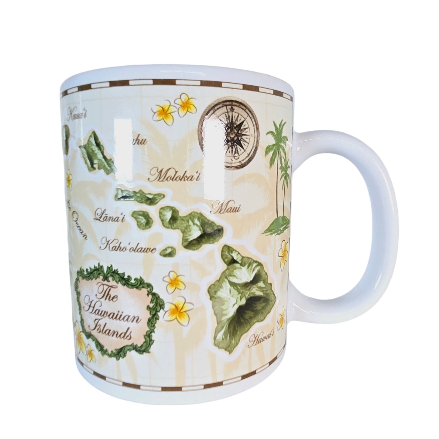 Hawaiian Islands Coffee Mug, 2013 ABC Stores Hawaiian Islands Map II Coffee Mug