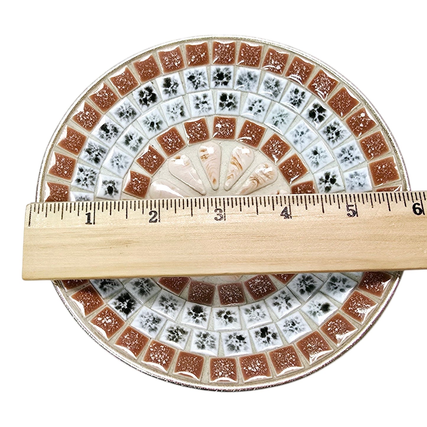 Mosaic Tile over Metal Trinket Dish