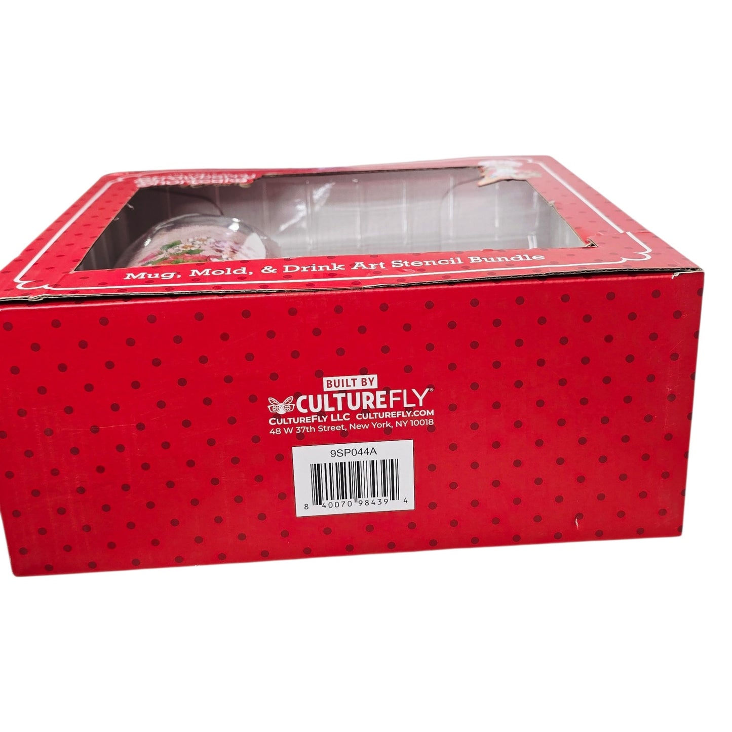 Strawberry Shortcake Mug Mold Drink Art Stencil Gift Set Wildbrain Pink New