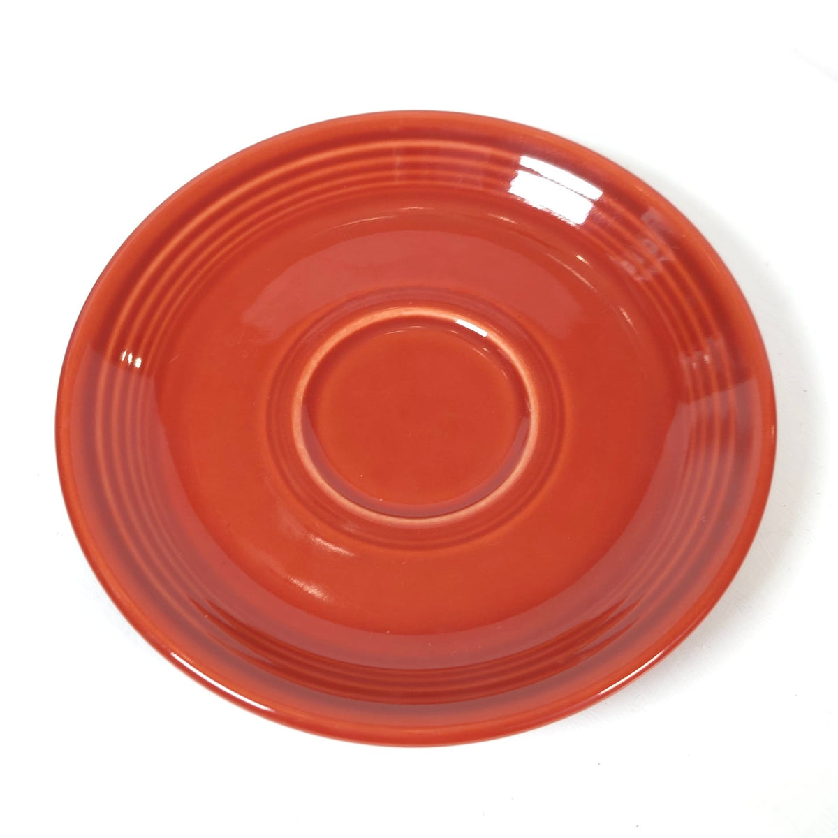 Fiesta Paprika Saucer Retired Color Homer Laughlin USA 2010 YYB
