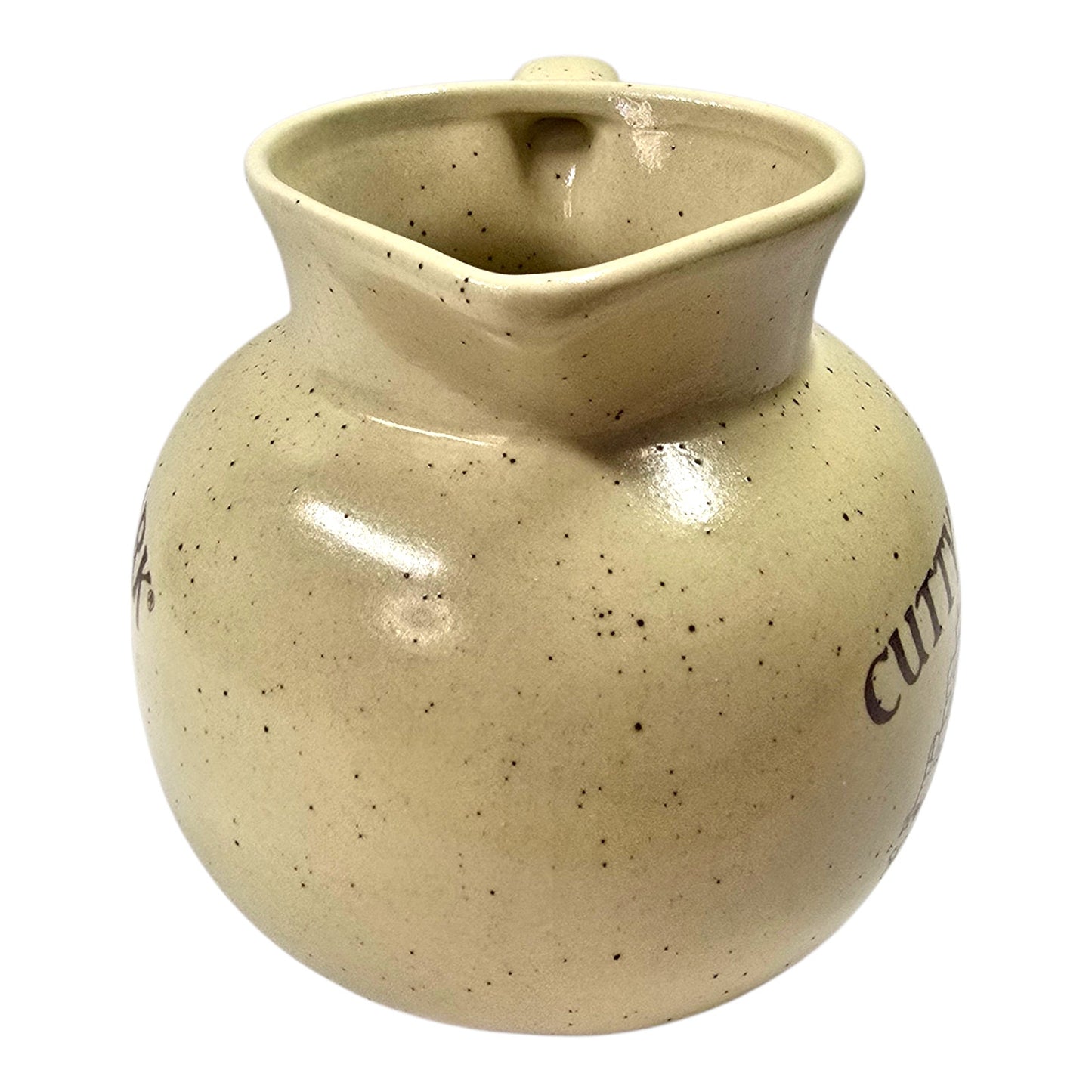 Cutty Sark Scots Whisky Ceramic Water Pitcher Vintage Barware Pub Jug