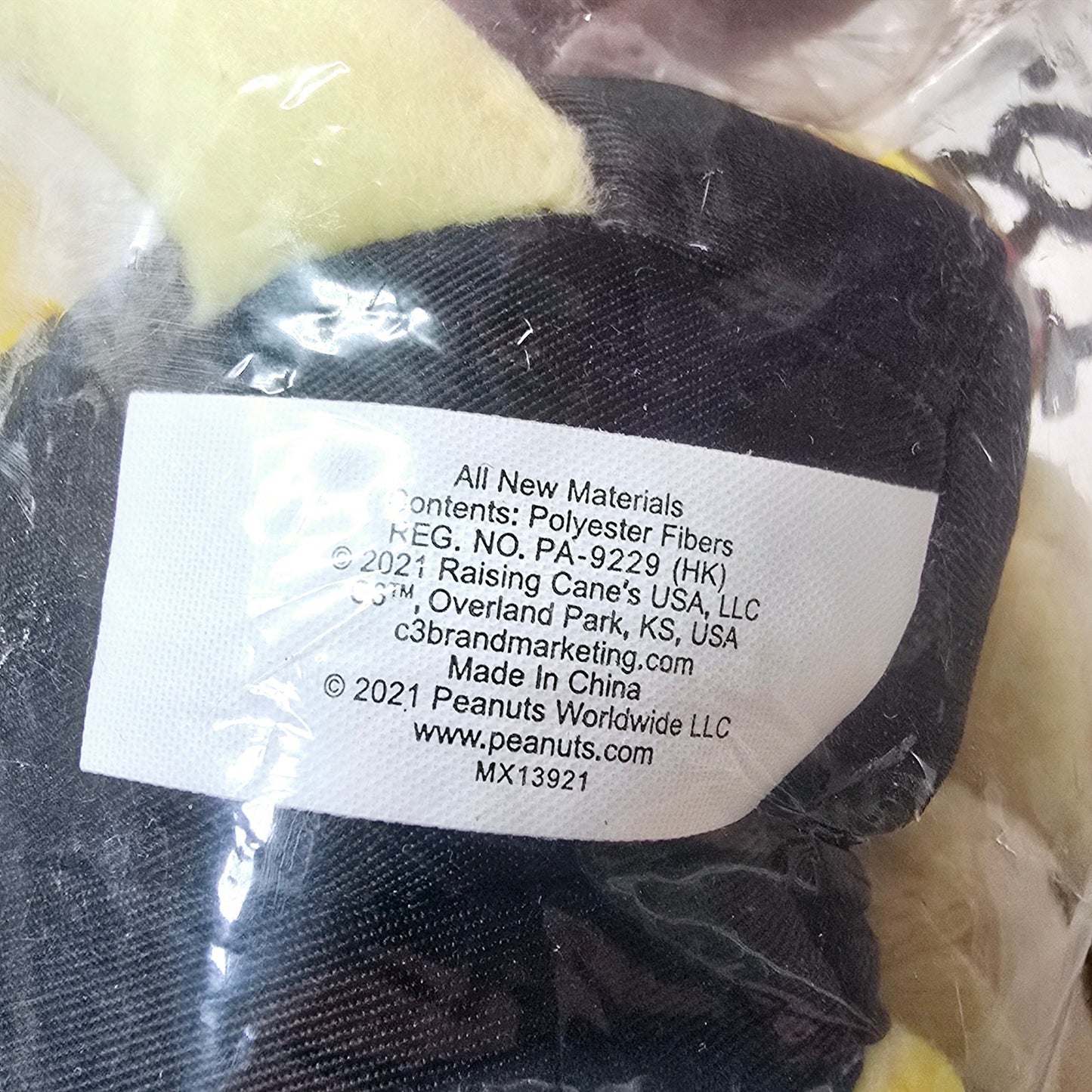 Raising Canes Charlie Brown Peanuts Dog 2021 Plush Puppy New in Package