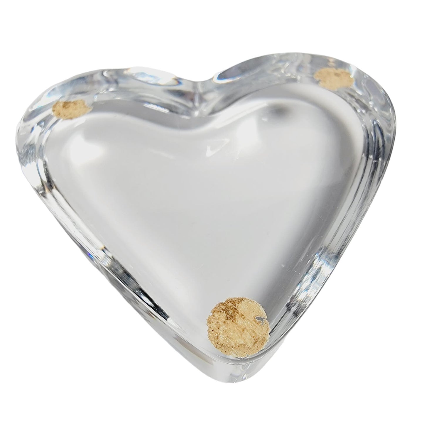 Crystal Baccarat Heart Paperweight