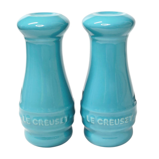 Le Creuset Salt & Pepper Shaker Set - Caribbean Blue Minimalist Collection