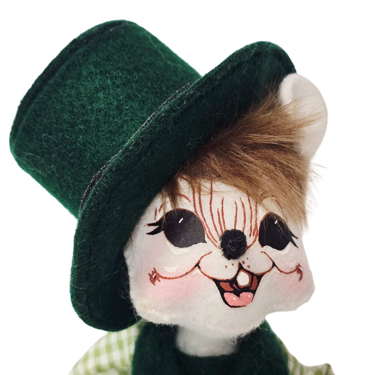 Annalee St. Patrick's Day Leprechaun Mouse 7" 2006 Irish Shamrock Green w/ Tag
