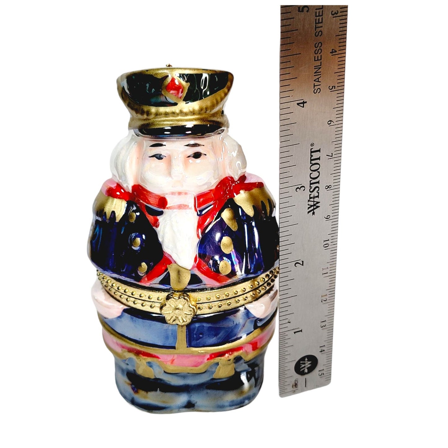 Mr. Christmas Nutcracker Music Box Trinket Box Waltzing Dancers