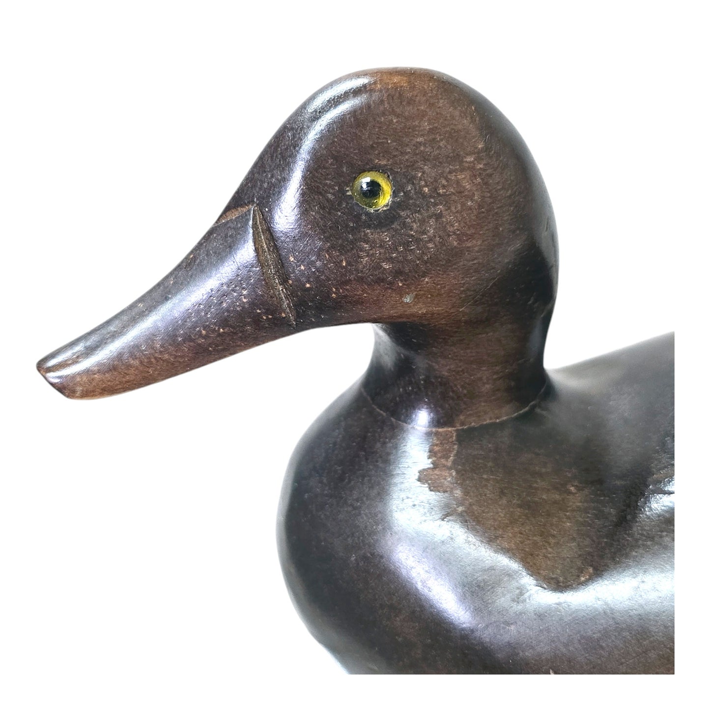 Vintage Hand-Carved Wooden Duck from the Standard Special Company