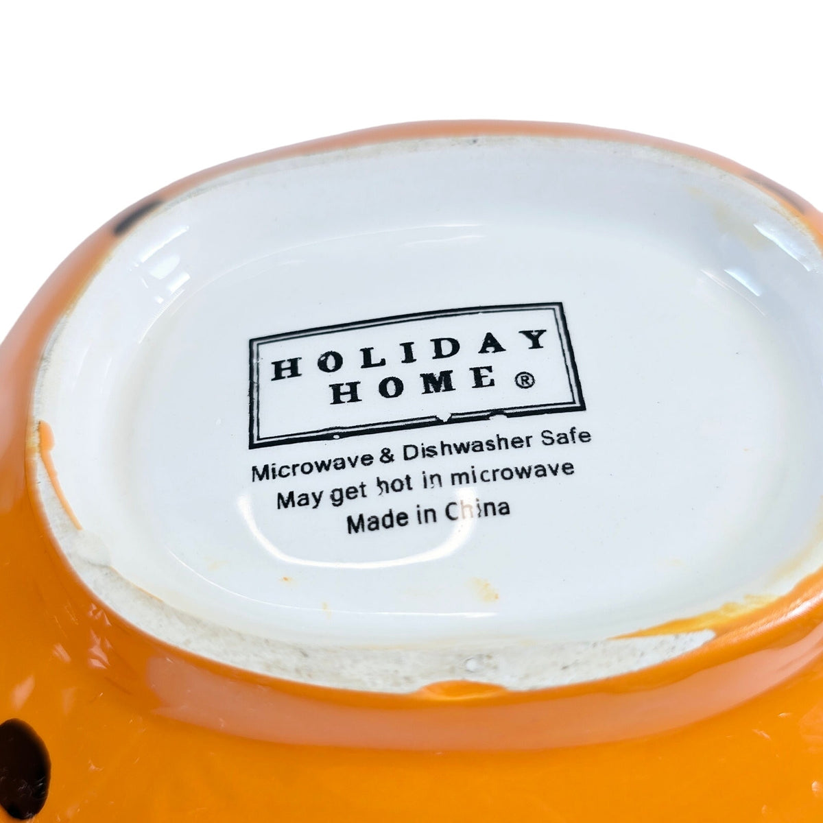 Halloween Candy Dish Set by Holiday Home Pumpkin Bat Ceramic Candy BowlsREAD