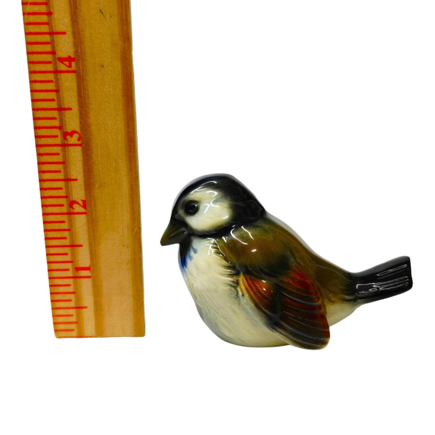 Goebel West Germany CV 74 Blue Headed Sparrow Bird Figurine Porcelain CV74