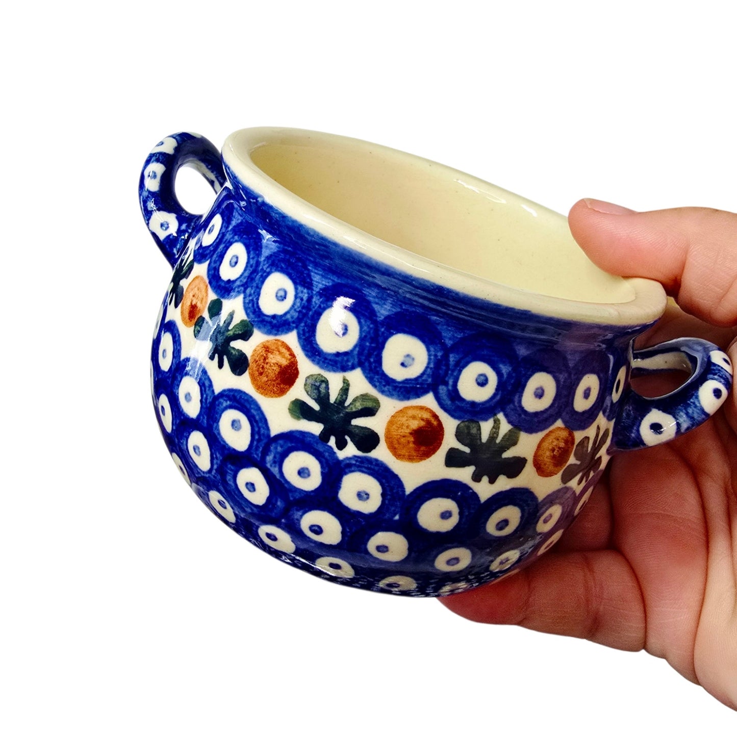 (Reserved for Customer) Boleslawiec Pottery Serving Dish and Double Handle Pot