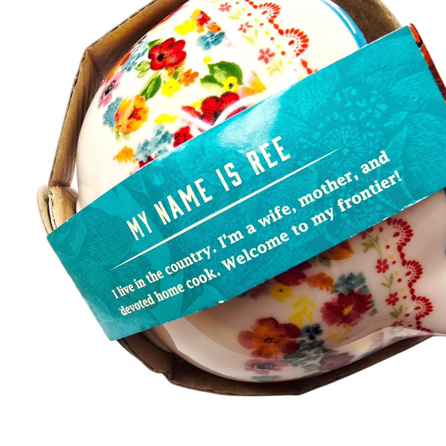 The Pioneer Woman Wildflower Whimsy Set of 4 Measuring Bowls 1 Cup 1/3, 1/2, 1/4