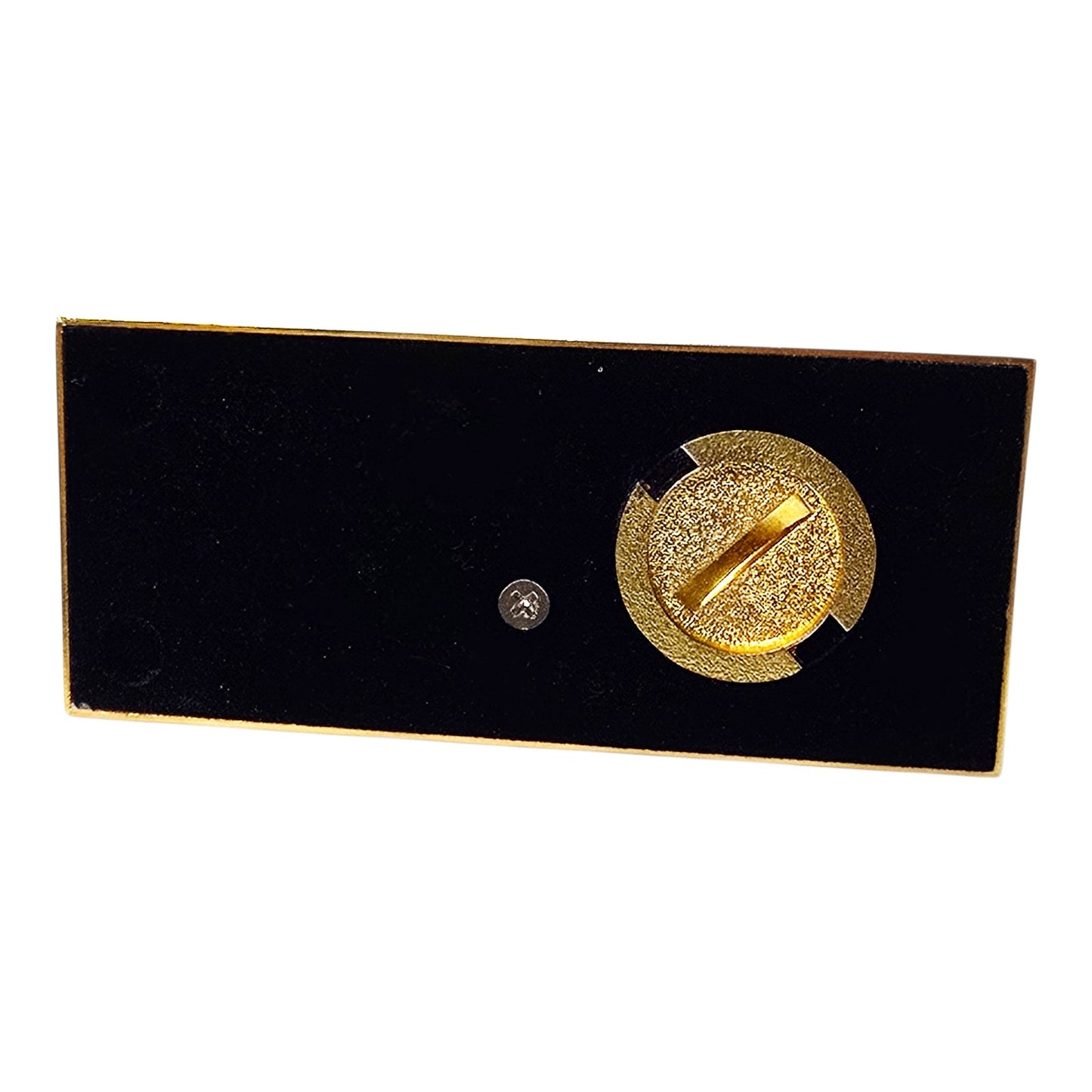 Vintage Neiman Marcus Brass Gold Bar Piggy Bank 999.9 Fine Gold Ingot Paperweight