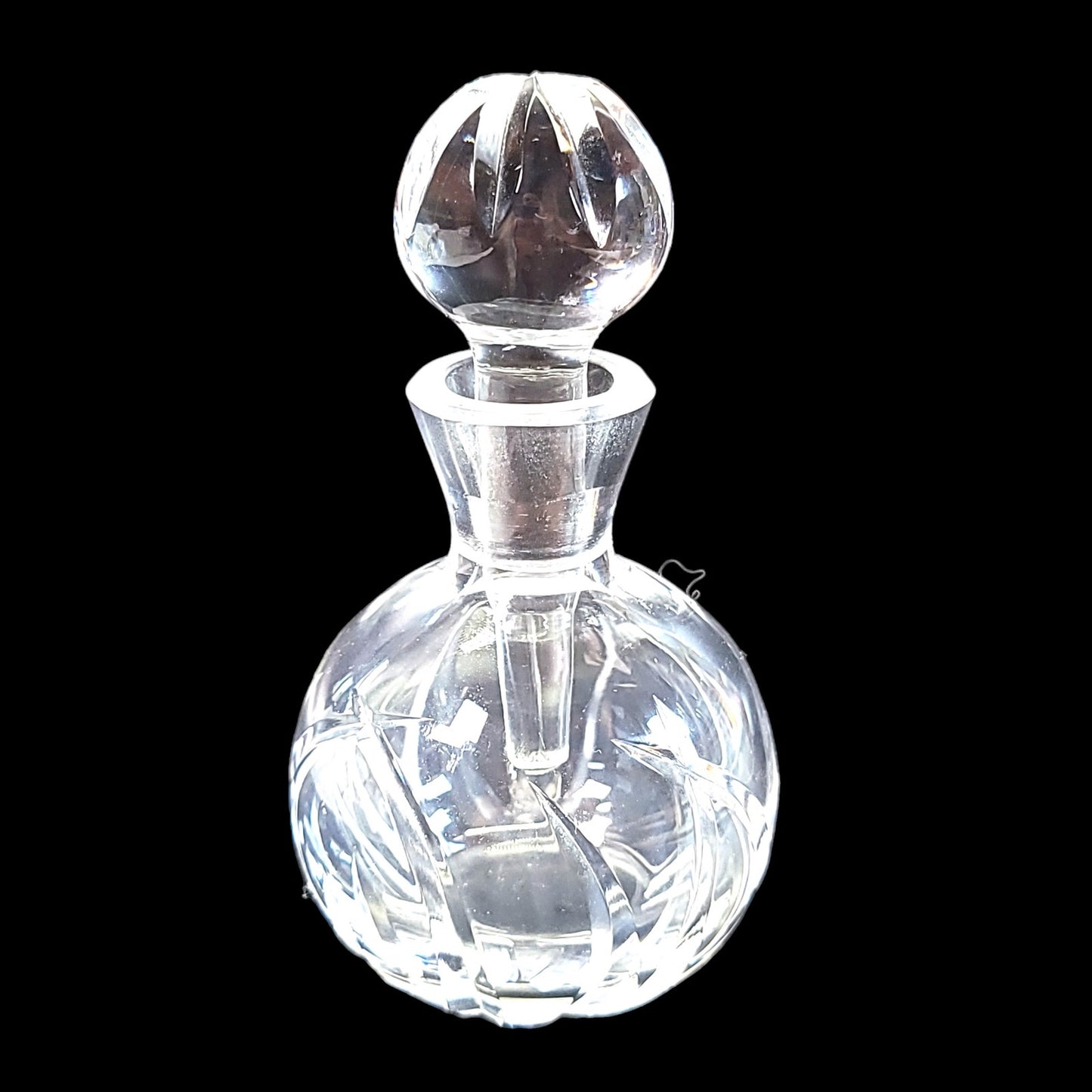 Marquis by Waterford Perfume Bottle with Dobber 4.75" H