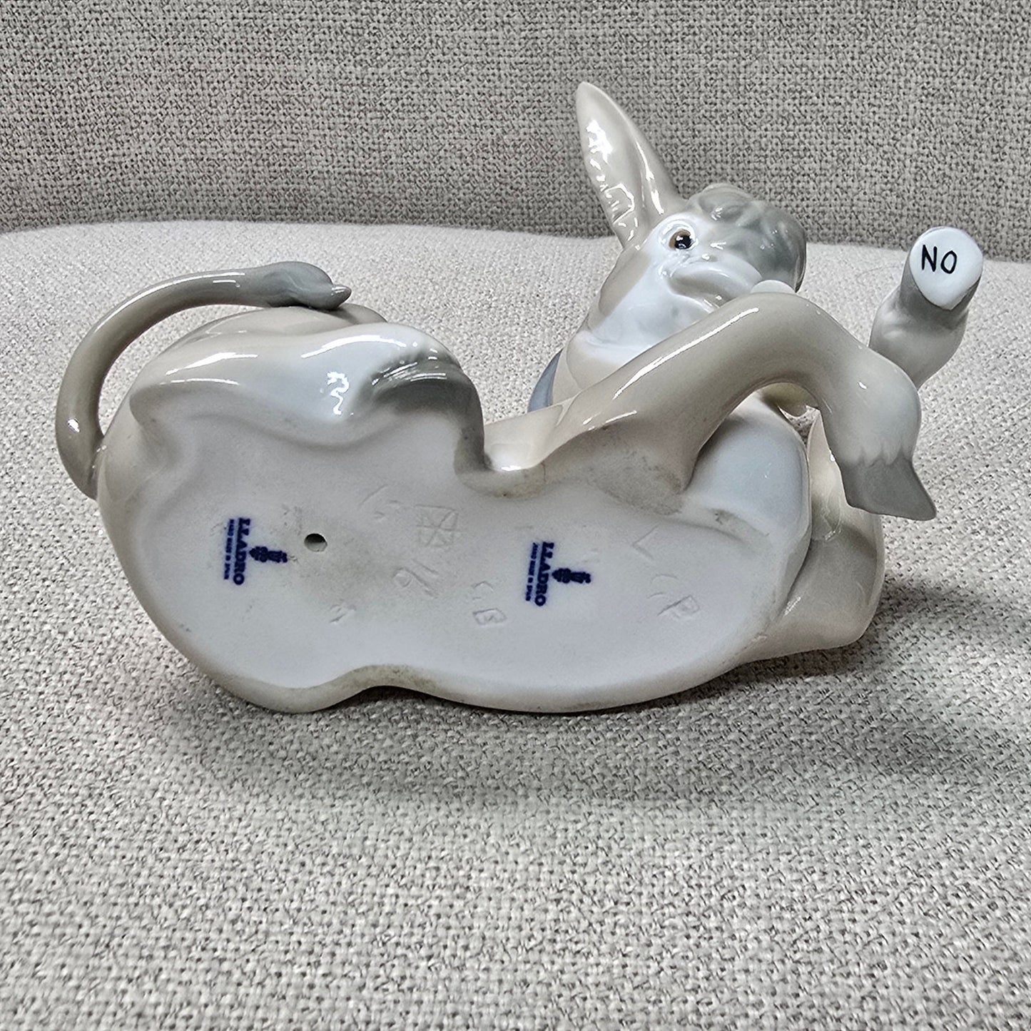 LLADRO Porcelaine DONKEY IN LOVE 4524 Figurine Glazed Daisy Flower SI o NO AS IS