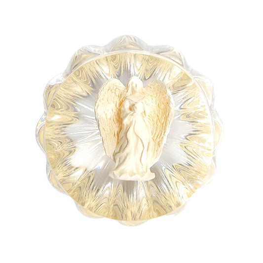 Vintage Lucite Angel Paperweight