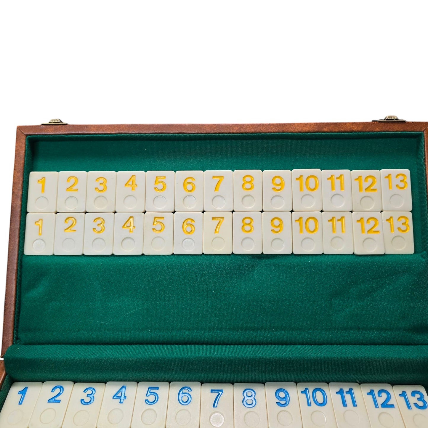 Vintage Rummikub Set in a Faux Leather Case