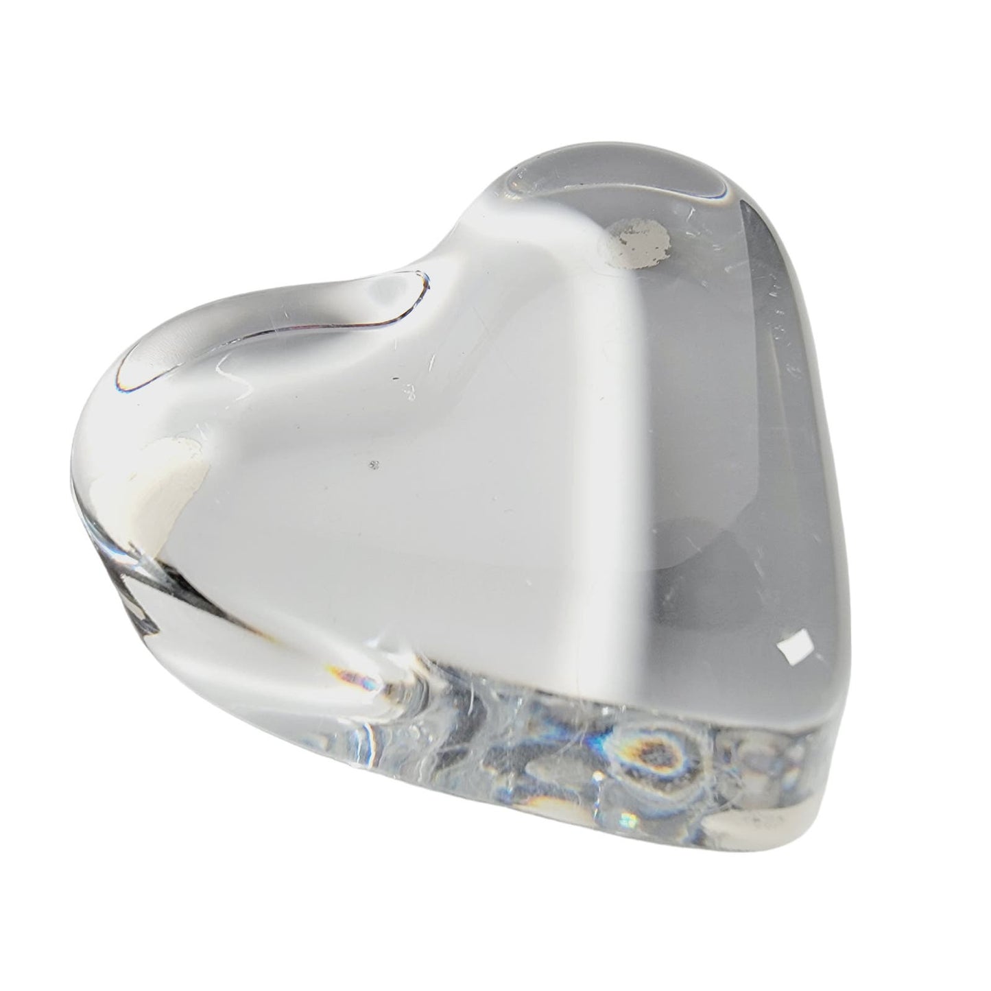 Crystal Baccarat Heart Paperweight